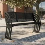 Modern projeler için tasarlanan STEECORP endüstriyel bank metal oturma ünitesi uygulaması